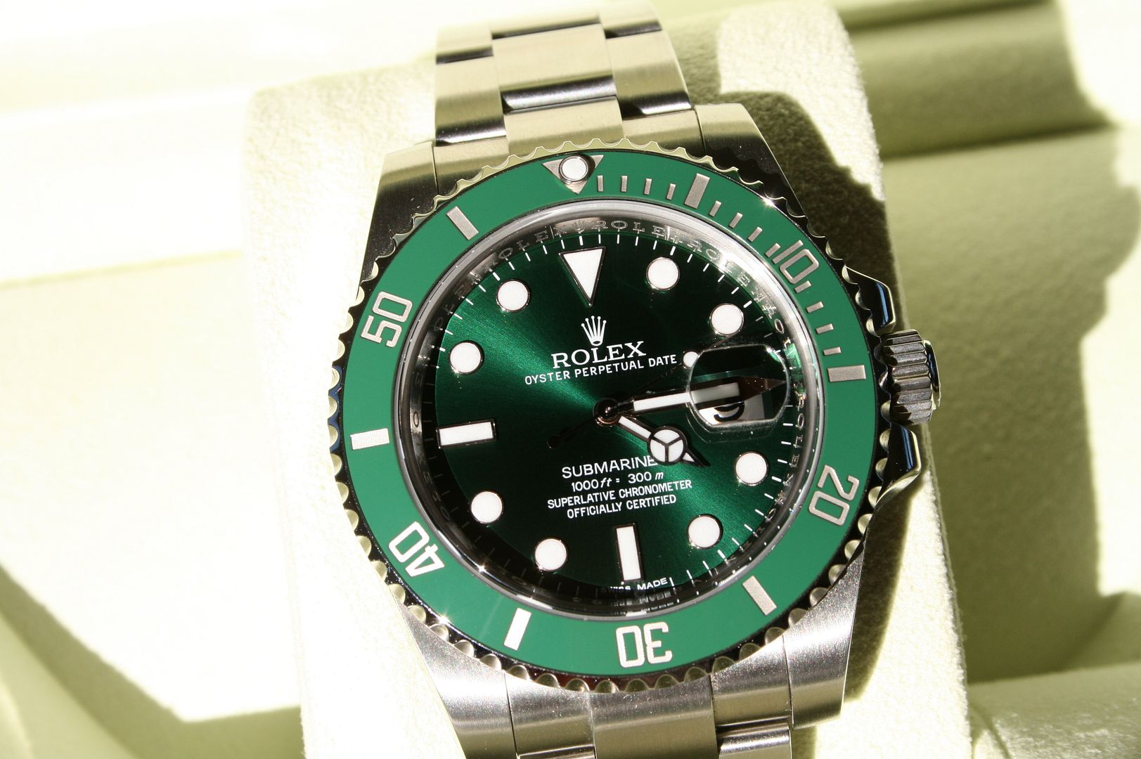 FS: Brand New Rolex Ceramic Green Submariner 116610LV Complete priced ...