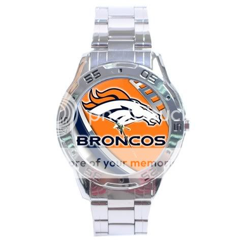 New Denver Broncos Sexy NFL Analog Watch Stainless Steel